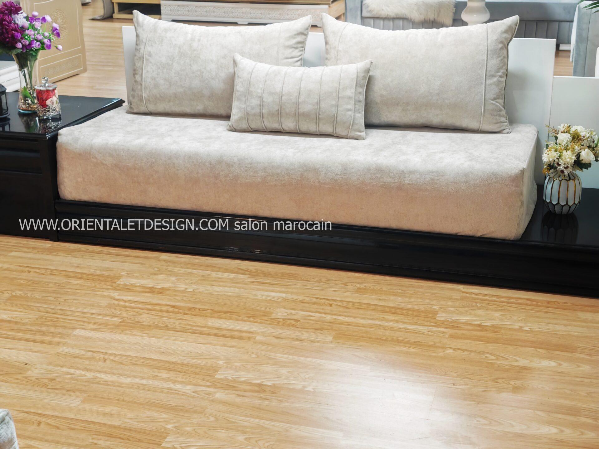 salon marocain Tissu Bocklet Léger - Sobriété et douceur – Image 6