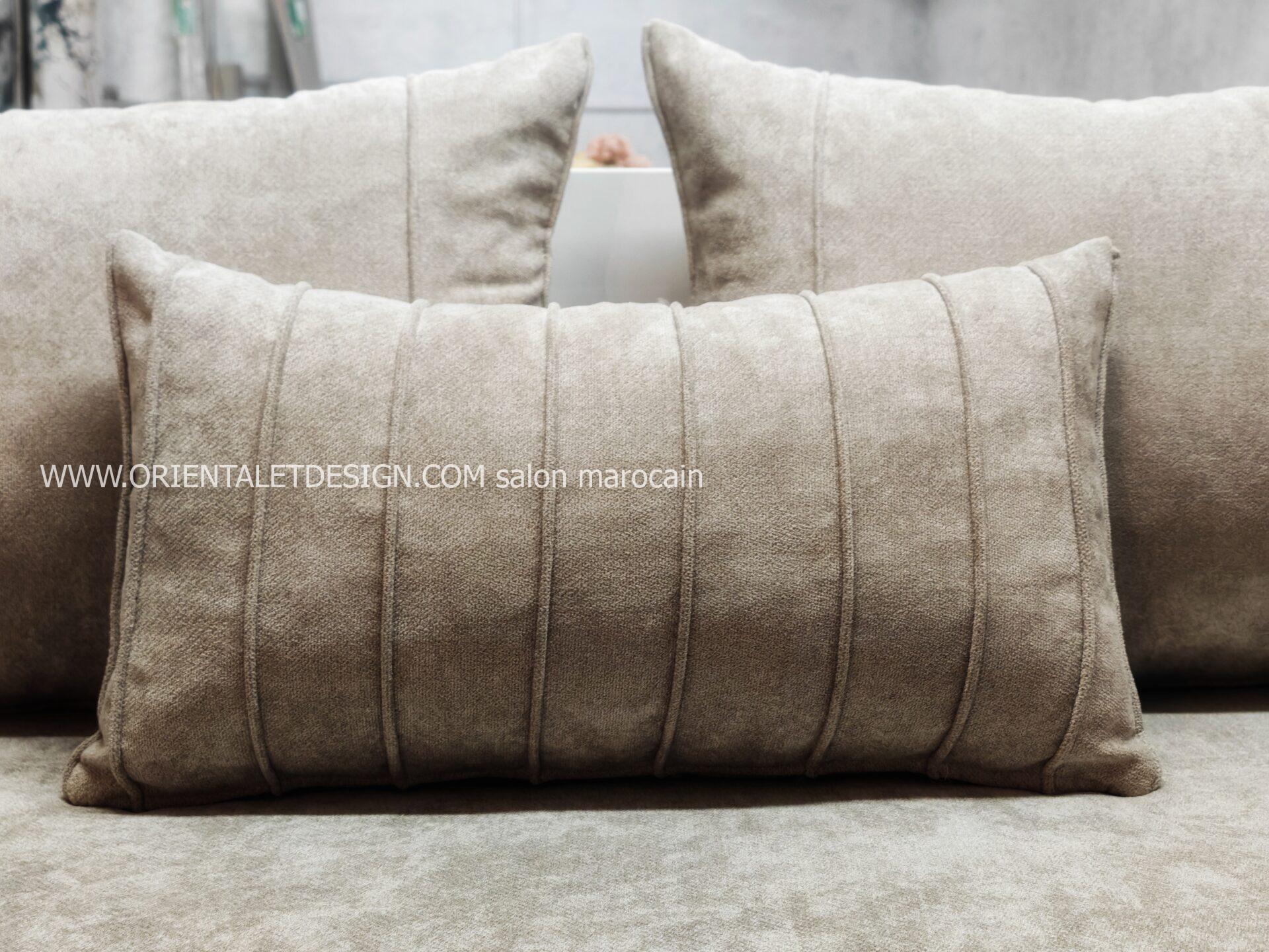 salon marocain Tissu Bocklet Léger - Sobriété et douceur – Image 3