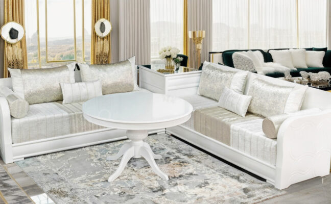 Finitions détaillées et élégantes sur salon oriental Le Pontet