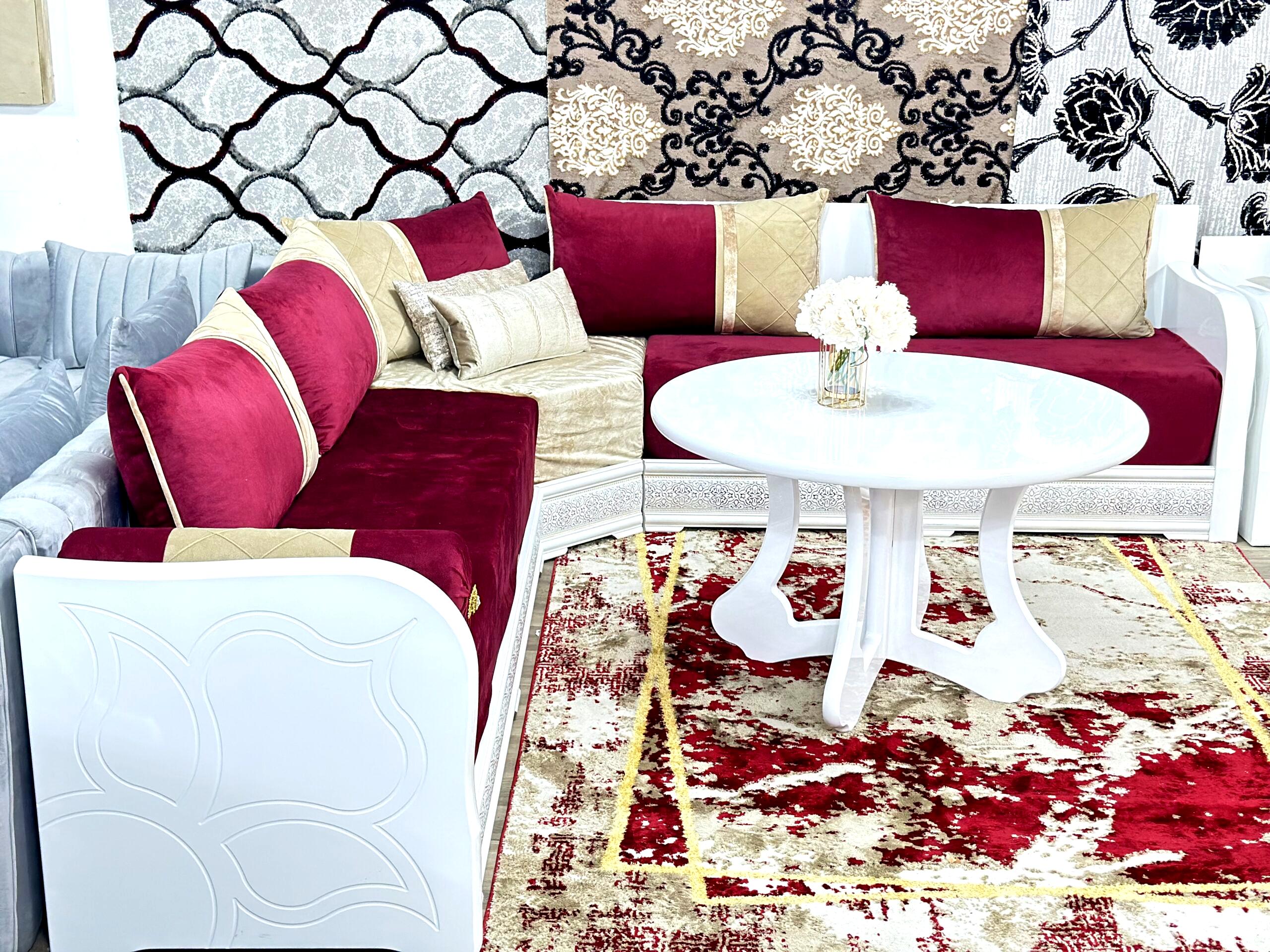 Salon marocain coin à Aubagne