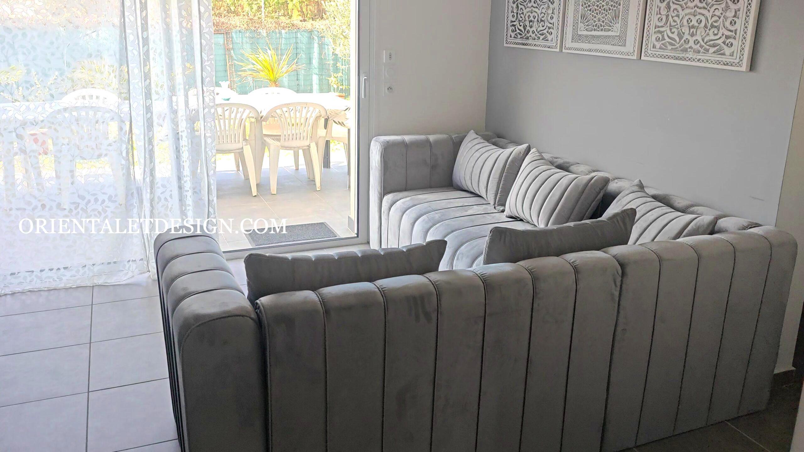 Salon marocain coin à Istres