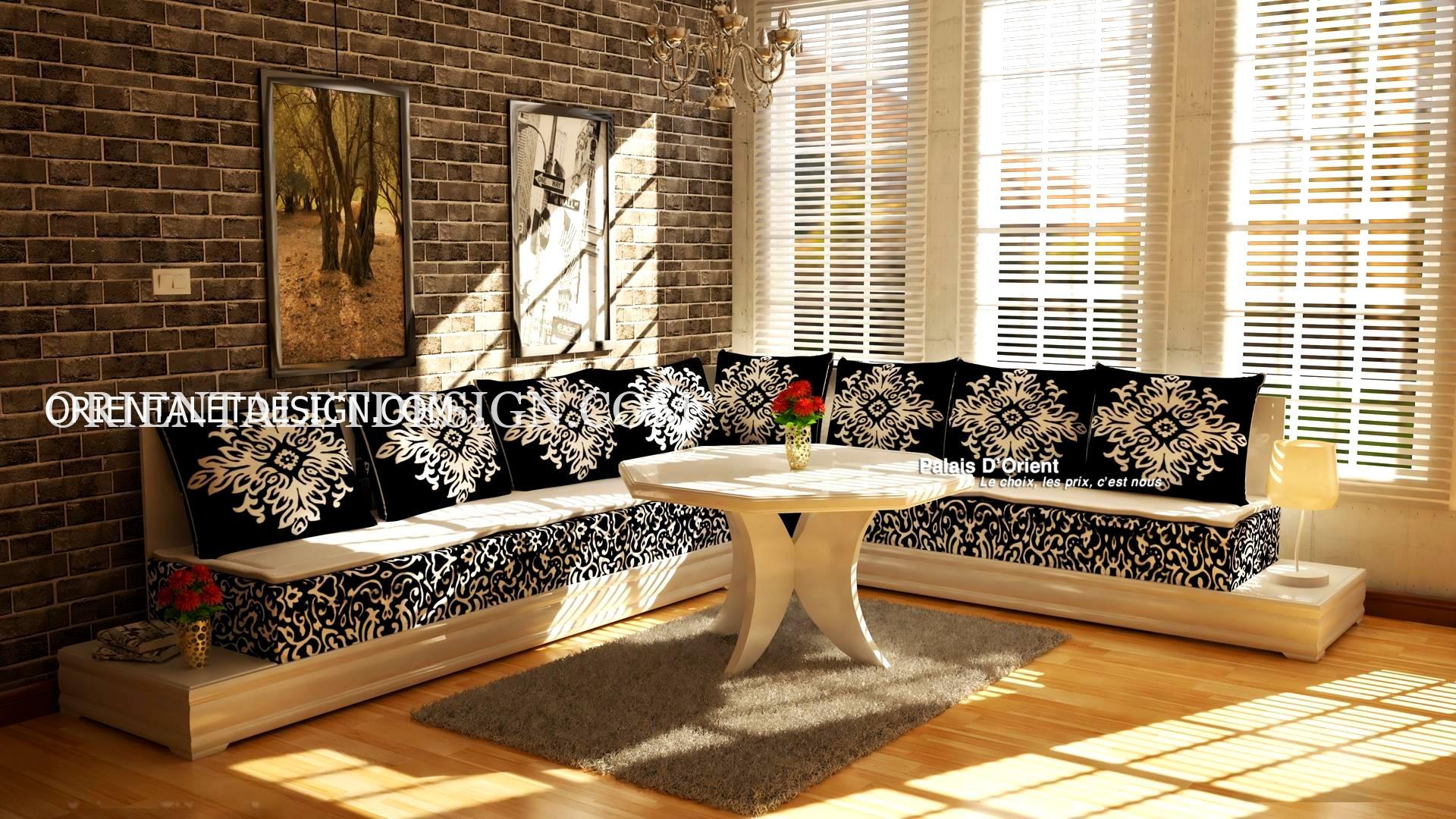 Salon marocain pour petit espace à Istres