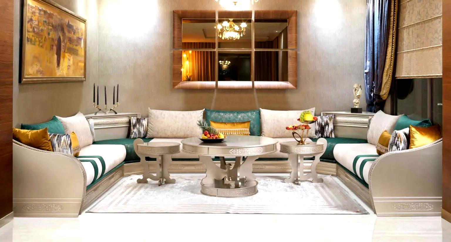 Salon marocain gris à Vitrolles