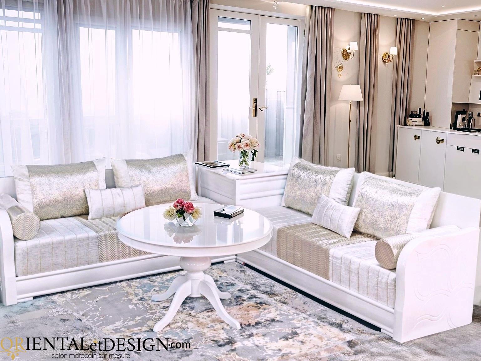 Housses pour salon marocain moderne à Argenteuil