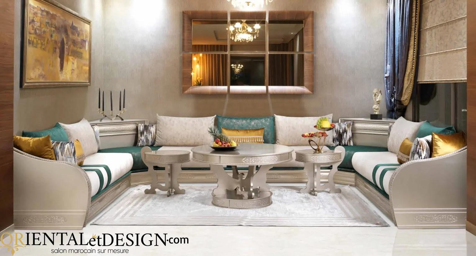 Salon marocain chic et moderne Nantes